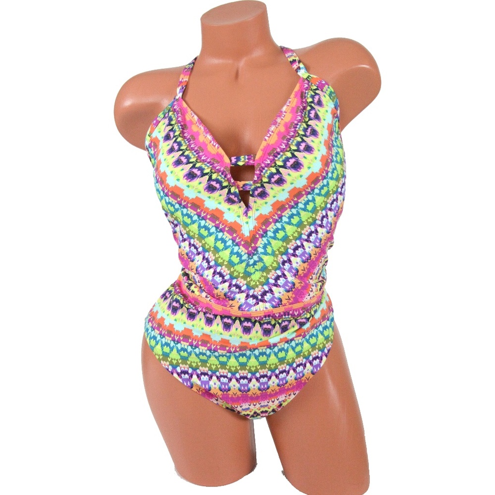 Bleu Rod Beattie Cross Back One Piece Swimsuit